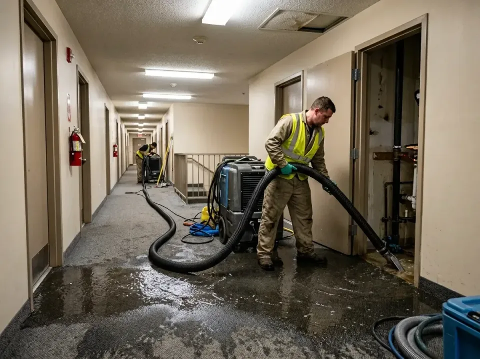 multi-unit-apartment-hallway-f-005 — frequently asked questions, Emergency Burst Pipe Water Extraction & Removal in Georgia